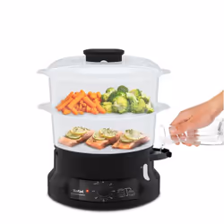 Tefal Minicompact VC139810 cuiseur vapeur 2 Nombre de paniers Pose libre 800 W Noir - Vue supplémentaire 2