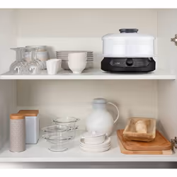 Tefal Minicompact VC139810 cuiseur vapeur 2 Nombre de paniers Pose libre 800 W Noir - Vue supplémentaire 3