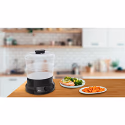Tefal Minicompact VC139810 cuiseur vapeur 2 Nombre de paniers Pose libre 800 W Noir - Vue supplémentaire 4
