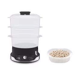 Tefal Ultracompact VC2048, 3 Nombre de paniers, Noir, Pose libre, 9 L, 9 L, 1 L