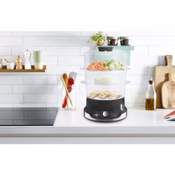 Tefal Ultracompact VC204810 cuiseur vapeur 3 Nombre de paniers Pose libre 800 W Noir - Vue supplémentaire 6