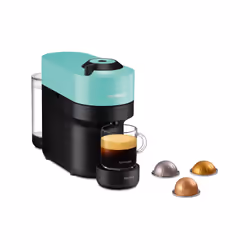 Krups Vertuo Pop XN9204K, Cafetière à dosette, 0,56 L, Capsule de café, 1500 W, Noir, Couleur menthe