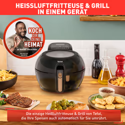 Tefal ActiFry FZ775810 friteuse Unique Autonome 1520 W Friteuse d’air chaud Noir