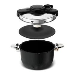 SEB - Autocuiseur 6l inox noir P4810700