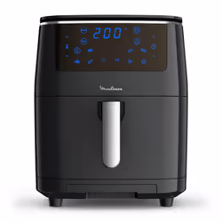 Moulinex AL201810, Friteuse d’air chaud, 6,5 L, Unique, Noir, Tactile, LCD