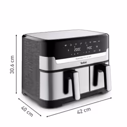 Tefal Dual Easy Fry & Grill EY905D10 Friteuse à air chaud Double 8,3L 2700W Inox - Vue supplémentaire 16