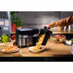 Tefal Dual Easy Fry & Grill EY905D10 Friteuse à air chaud Double 8,3L 2700W Inox - Vue supplémentaire 5