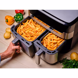 Tefal Dual Easy Fry & Grill EY905D10 Friteuse à air chaud Double 8,3L 2700W Inox - Vue supplémentaire 6