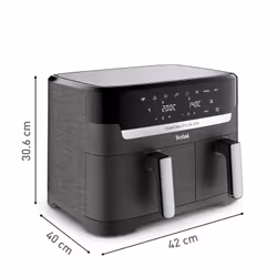 Tefal Dual Easy Fry & Grill EY905B10 Friteuse à air chaud Double 8,3L 2700W Gris - Vue supplémentaire 13