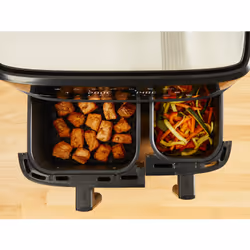 Tefal Dual Easy Fry & Grill EY905B10 Friteuse à air chaud Double 8,3L 2700W Gris - Vue supplémentaire 7