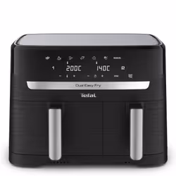Tefal Dual Easy Fry & Grill EY901810 friteuse Double 8,3 L Autonome Friteuse d’air chaud Noir