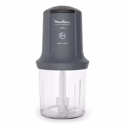 Moulinex Multi Moulinette AT711B10 hachoir électrique 0,5 L 500 W Gris, Transparent