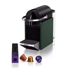 Krups Pixie XN306310, Cafetière à dosette, 0,7 L, Capsule de café, 1260 W, Noir, Vert