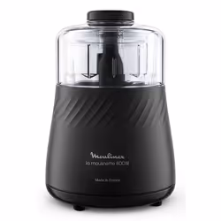 Moulinex DP710810, 0,5 L, 0,33 kg, Noir, Transparent, Plastique, 800 W, 170 mm