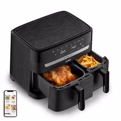 Tefal Easy Fry EY901N Friteuse à air chaud Double 8,3L 2700W Noir - Vue supplémentaire 3