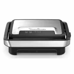 Moulinex GI270D, Noir, Acier inoxydable, Rectangulaire, 230 x 145 mm, 2 personne(s), 1 m, Prêt