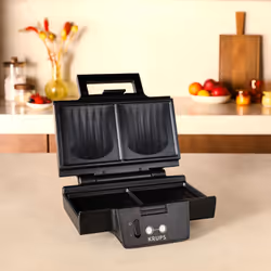 Krups FDK Iconic FDK462 gaufrier et appareil à croque-monsieur 850 W Noir - Vue supplémentaire 6