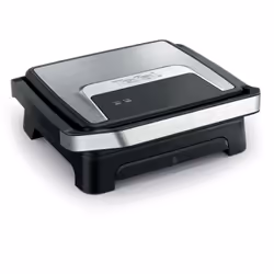 Tefal Inicio Classic Inox GC271D10, Noir, Acier inoxydable, Rectangulaire, Grille, 290 x 260 mm, 1 zone(s), Couvercle à charn ...