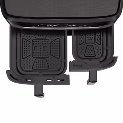 Tefal Easy Fry Dual XXL EY942HE0 Friteuse à air chaud Double 11L 2020W Gris - Vue supplémentaire 5