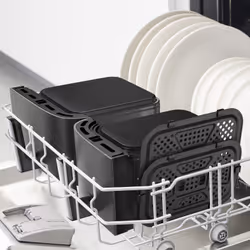 Tefal Easy Fry Dual XXL EY942HE0 Friteuse à air chaud Double 11L 2020W Gris - Vue supplémentaire 6