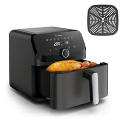 Moulinex Easy Fry Mega EZ855HF0 friteuse Unique 7,5 L Autonome 2020 W Friteuse d’air chaud Noir, Gris