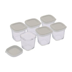 Pot de yaourt par 6 XF1001E1 pour Yaourtière SEB, TEFAL , MULTI DELICES, MULTI DELICES COMPACT, MULTI DELICES EXPRESS