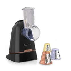 Moulinex DK8638 Râpe électrique et spiraliseur Plastique Noir