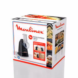 Moulinex DK8638 Râpe électrique et spiraliseur Plastique Noir - Vue supplémentaire 2