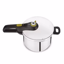 Tefal Secure 5 neo, 6 L, Vitrocéramique, Gaz, Halogène, Induction, Acier inoxydable, Acier inoxydable, Verrouillable