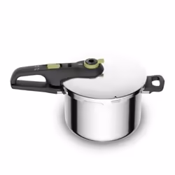 Tefal YS22Z10, 6 L, Vitrocéramique, Gaz, Halogène, Induction, Plaque étanche, Acier inoxydable, 22 cm, Acier inoxydable, Noir