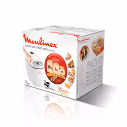 MOULINEX Machine à pain Home Bread Baguettes - 16 programmes - Capacité 1,5 kg - Blanc - Vue supplémentaire 5