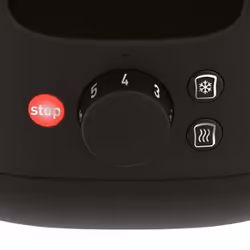 Tefal TT340830 grille-pain 7 2 part(s) 850 W Noir, Acier inoxydable