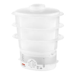 SEB VC151100 cuiseur vapeur 3 Nombre de paniers Pose libre 900 W Transparent, Blanc