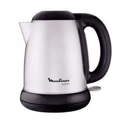 Moulinex BY540D, 1,7 L, 2400 W, Acier inoxydable, Acier inoxydable, Indicateur de niveau d'eau, Sans fil
