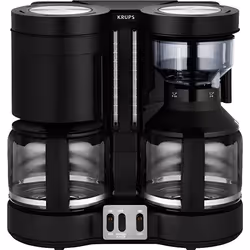 Krups KM8508, Machine à café filtre, 1 L, Café moulu, 2200 W, Noir