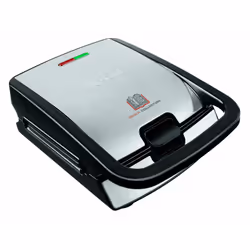 Tefal Snack Collection SW 852 D gaufrier et appareil à croque-monsieur 700 W Noir, Acier inoxydable