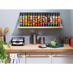 Tefal Snack Collection SW 852 D gaufrier et appareil à croque-monsieur 700 W Noir, Acier inoxydable - Vue supplémentaire 9
