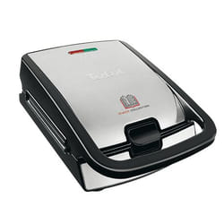 Tefal SW853D12 gaufrier et appareil à croque-monsieur 700 W Noir, Acier inoxydable