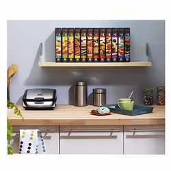 Tefal SW853D12 gaufrier et appareil à croque-monsieur 700 W Noir, Acier inoxydable - Vue supplémentaire 5