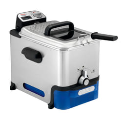 Tefal Oleoclean Pro Inox & Design FR8040 Unique 3,5 L 2300 W Noir, Acier inoxydable