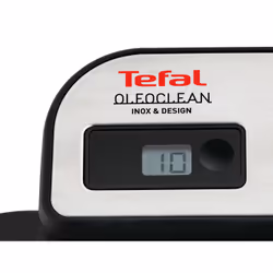 Tefal Oleoclean Pro Inox & Design FR8040 Friteuse à air chaud 3,5L 2300W Noir, Inox - Vue supplémentaire 12