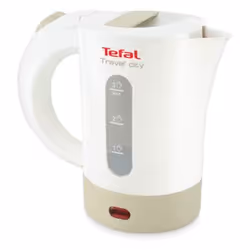 Tefal Travel'City KO120130, 0,5 L, 650 W, Blanc, Plastique, Indicateur de niveau d'eau, Arrêt de sécurité en cas de surchauff ...