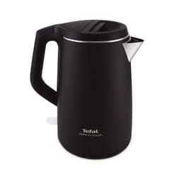 Tefal Safe to Touch bouilloire 1,5 L 2400 W Noir, Acier inoxydable