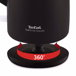 Tefal Safe to Touch bouilloire 1,5 L 2400 W Noir, Acier inoxydable - Vue supplémentaire 6