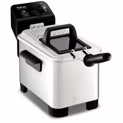 Tefal Easy Pro FR3330, 3 L, 1,2 kg, 150 °C, 190 °C, Unique, Noir, Acier inoxydable