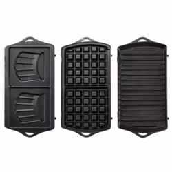 Tefal Break Time SW6148 gaufrier et appareil à croque-monsieur Noir, Gris