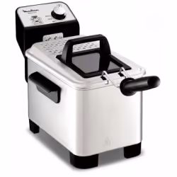 Moulinex AM3380, Friteuse, 3 L, 3 L, Unique, Acier inoxydable, Rotatif