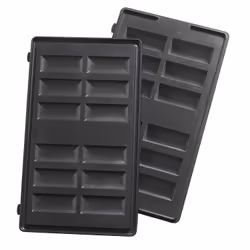 Tefal XA801312, Plaque de remplacement, Noir, Tefal Snack Collection/SnackTime, 242 mm, 155 mm, 44 mm