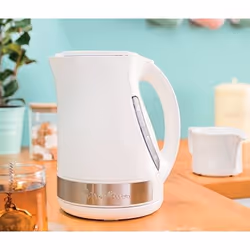 Moulinex BY108110 bouilloire 1,7 L 2400 W Acier inoxydable, Blanc