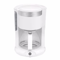 Moulinex Principio, Machine à café filtre, 1,25 L, Café moulu, 1000 W, Acier inoxydable, Blanc